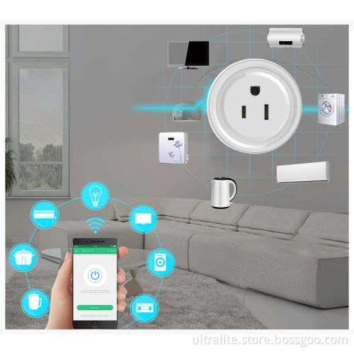 2020 New Design smart wifi socket phone control US